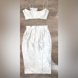 HOUSE OF CB Kaia set in ivory - NEVER WORN